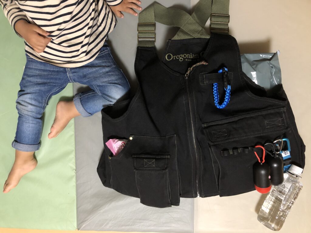 自作防災ベスト